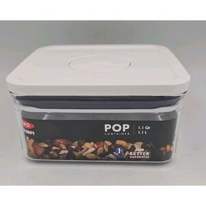 OXO Good Grips POP Container - Airtight Food Storage - Small Square Short 1.1 Qt